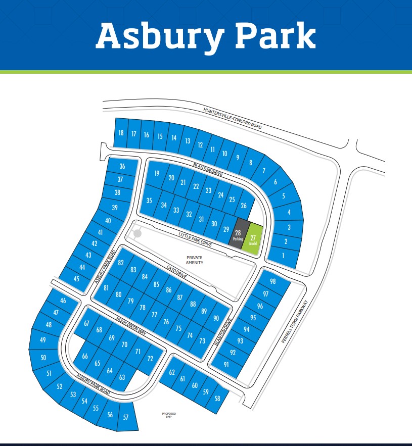 Asbury-Park-Homes-Huntersville-Site-Map